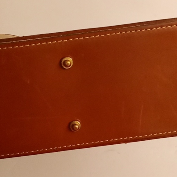 DOONEY BOURKE ALL WEATHER LEATHER Party  Office One Size Cream-Brown Colors B33 - Picture 16 of 16